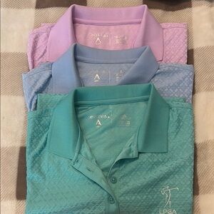 Antigua Ladies XL Polo Shirt with Textured Design - Like new